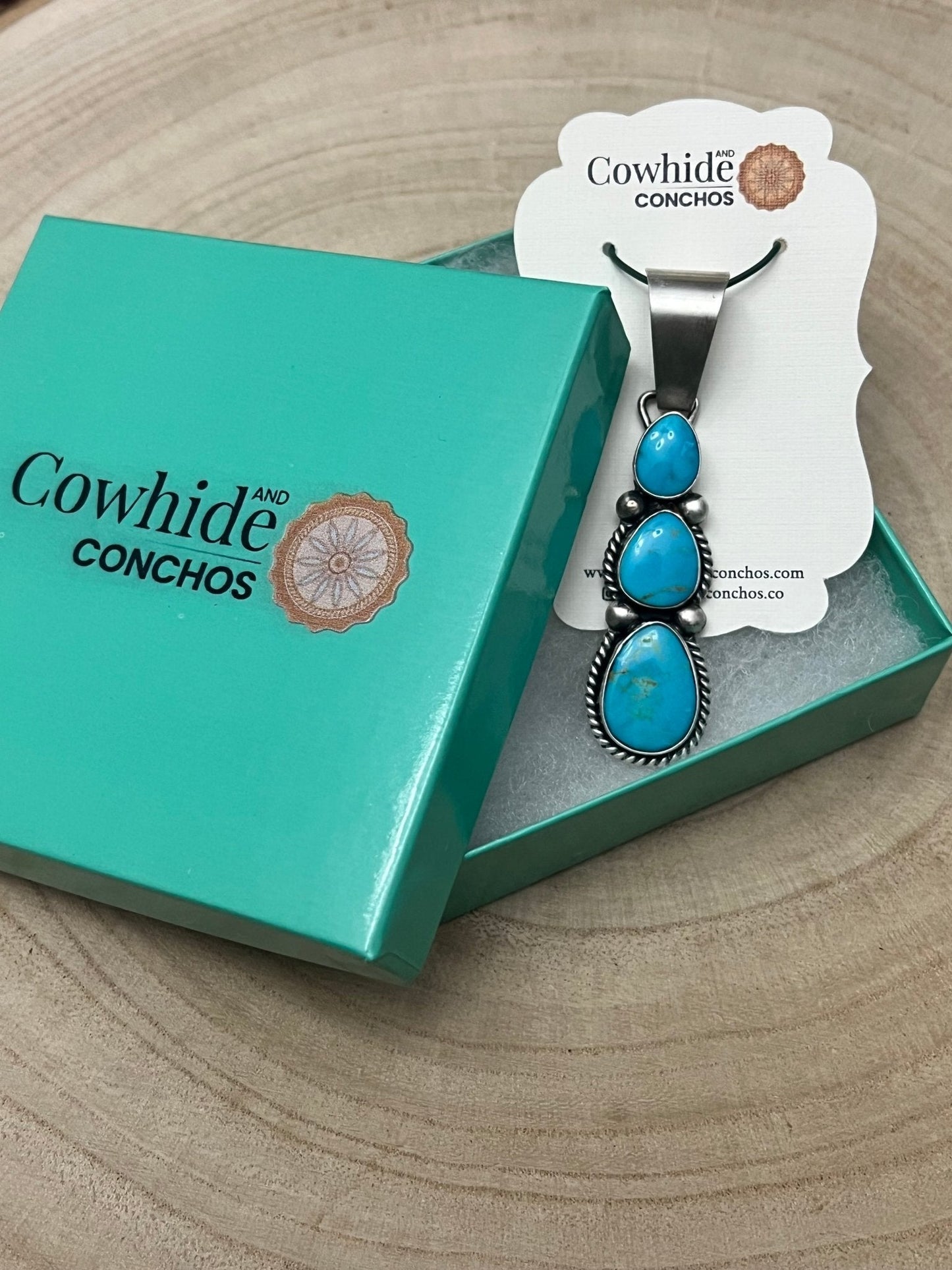 Paul Livingston Turquoise & Sterling Silver Pendant