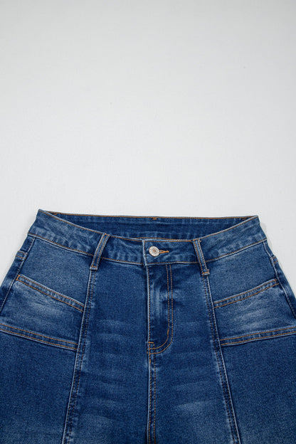 Yusra Seam Detail Shift Jeans
