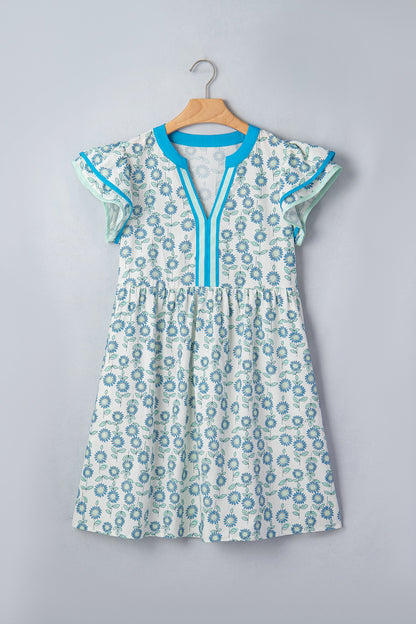 Marlowe Flutter Sleeve Mini Dress