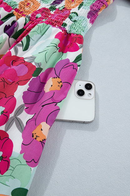 Lisa Puffy Half Sleeve Dress