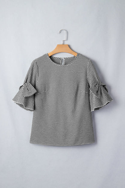 Carolina Ruffled Half Sleeve Blouse