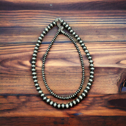 8mm Sterling Pearl Necklace - 18 inch - The Classic pearl necklace