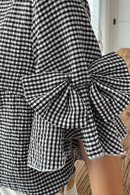 Carolina Ruffled Half Sleeve Blouse