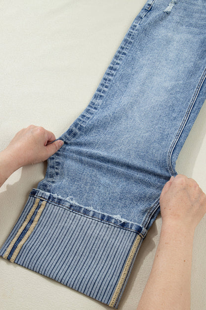 Elia Cuffed Straight Loose Jeans