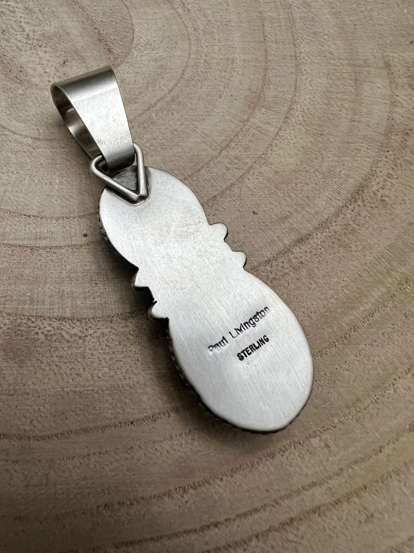 Paul Livingston Turquoise & Sterling Silver Pendant