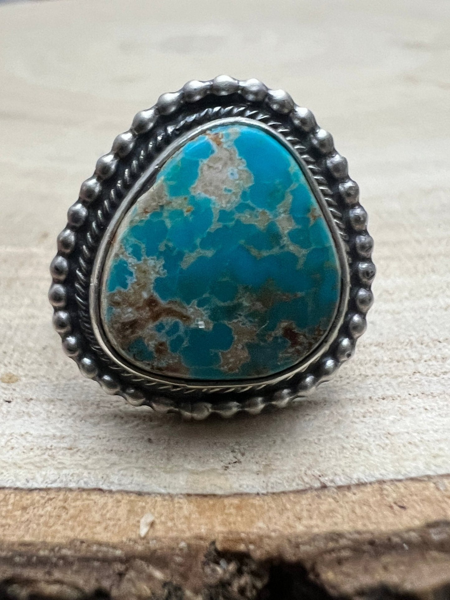 Randy Billy Royston Turquoise & Sterling Silver Ring - Size 9.5